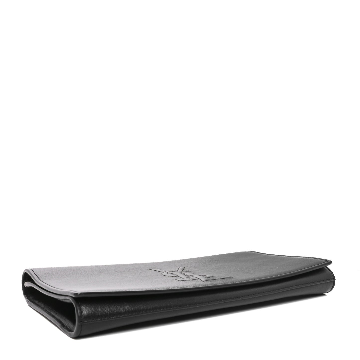 Goatskin Monogram Large Belle De Jour Clutch Black