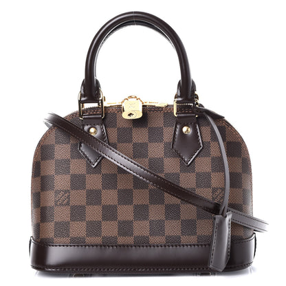 Louis Vuitton Damier Ebene Alma BB 1 of 9