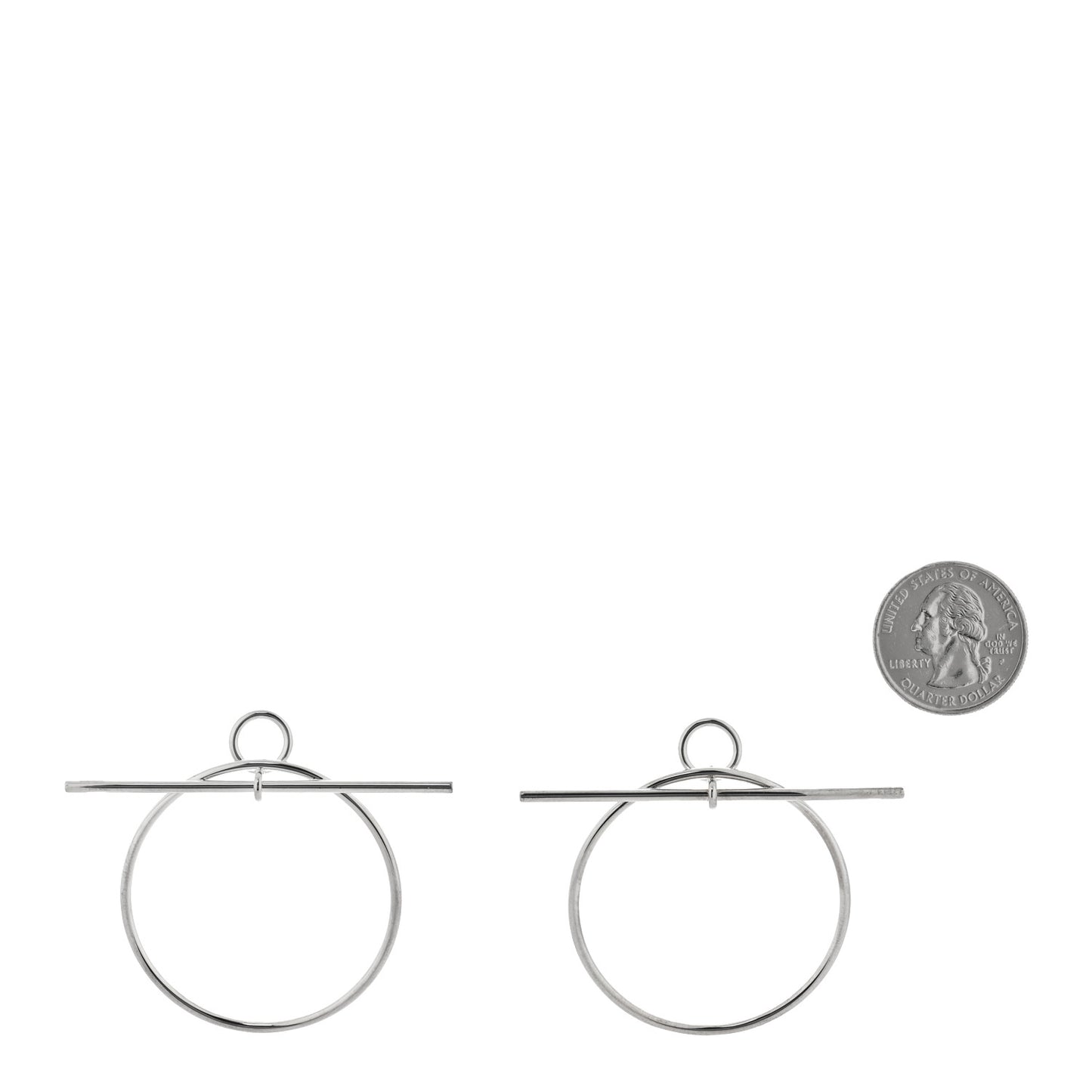 Sterling Silver MM Loop Earrings