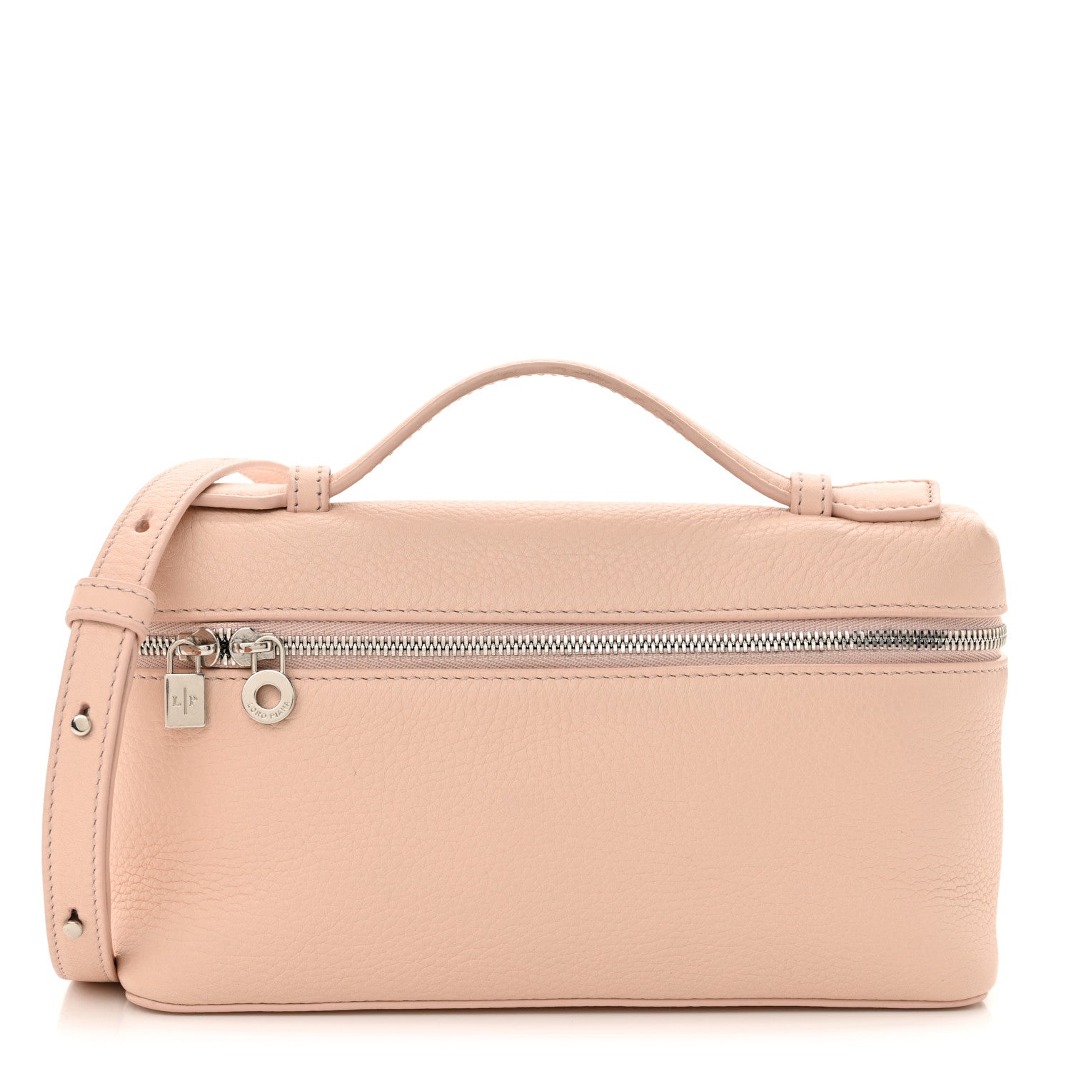 Loro Piana Grained Calfskin L19 Extra Pocket Pouch Candoglia Marble 1 of 9