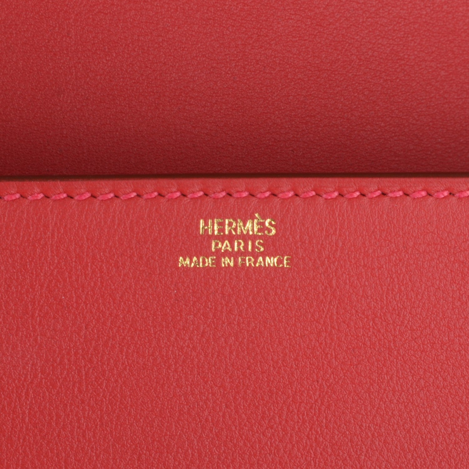 Hermes Tadelakt Medor 23 Clutch Vermillion 6 of 7