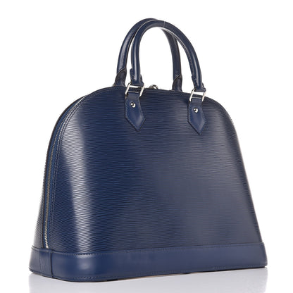 Louis Vuitton Epi Alma MM Indigo 3 of 7