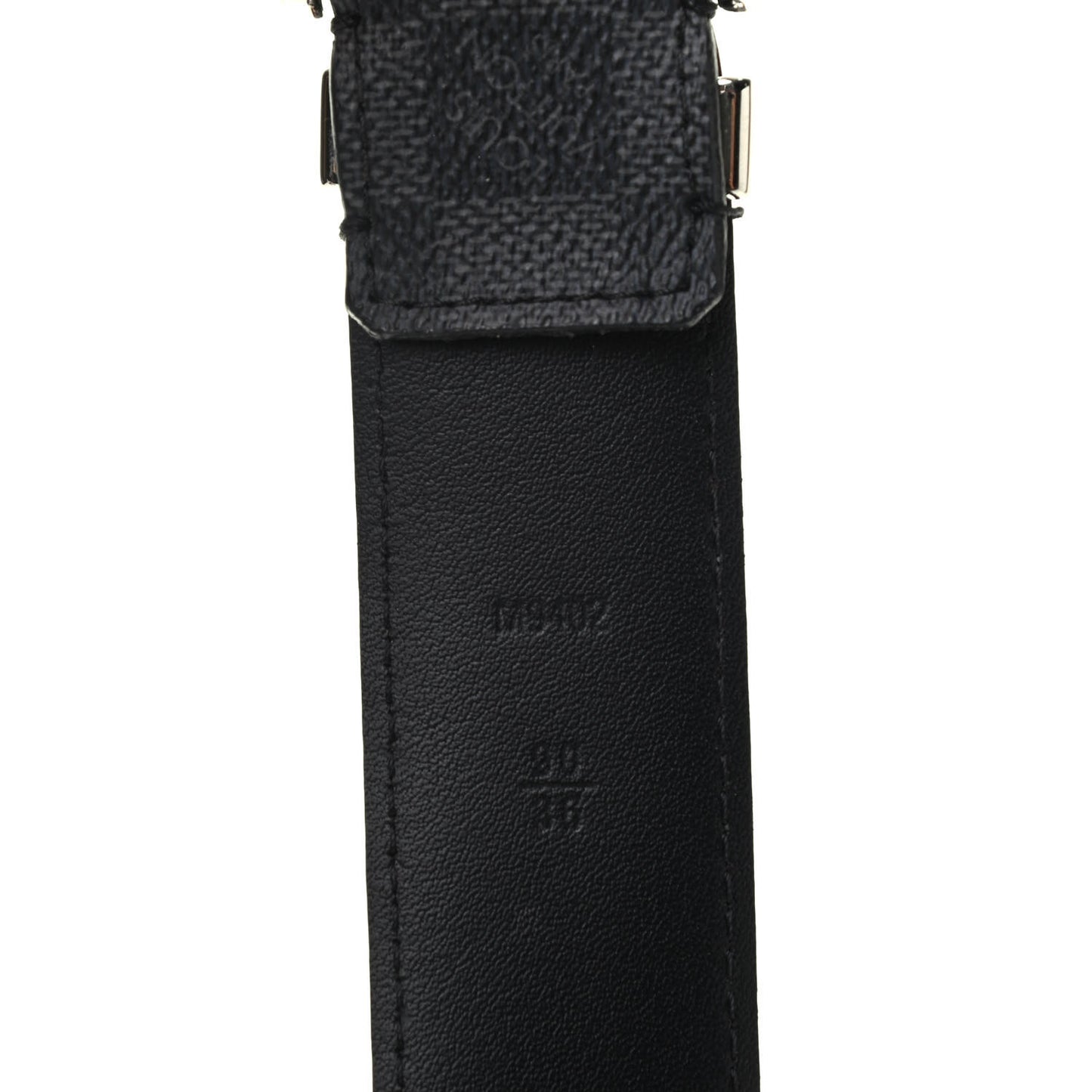 Damier Graphite Calfskin Belt 90 36 Black