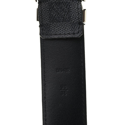 Louis Vuitton Damier Graphite Calfskin Belt 90 36 Black 3 of 5