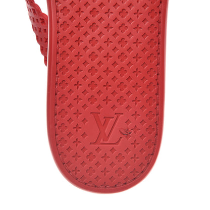 Louis Vuitton Rubber Tatoo Thong Sandals 37 Rouge 15 of 16