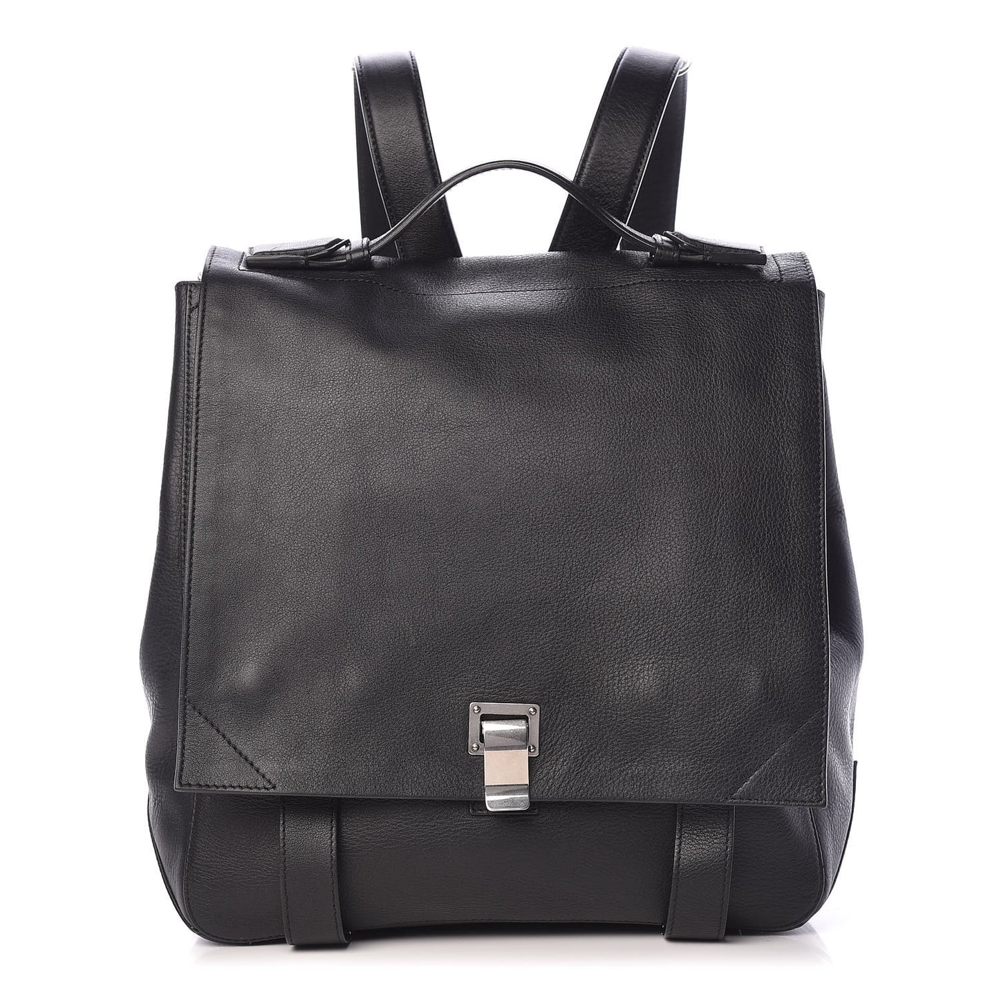 Calfskin Large PS Courier Backpack Black