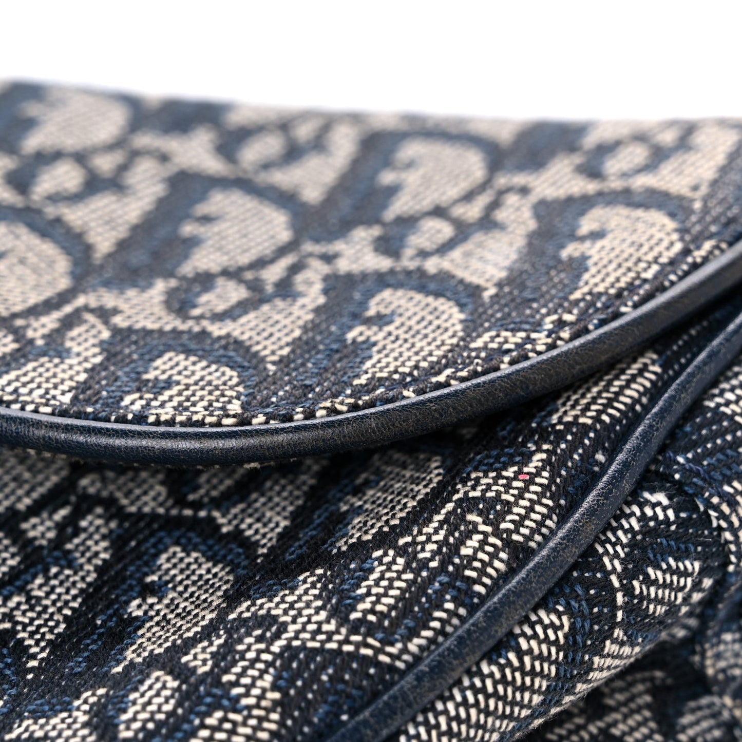 Monogram Saddle Bag Blue