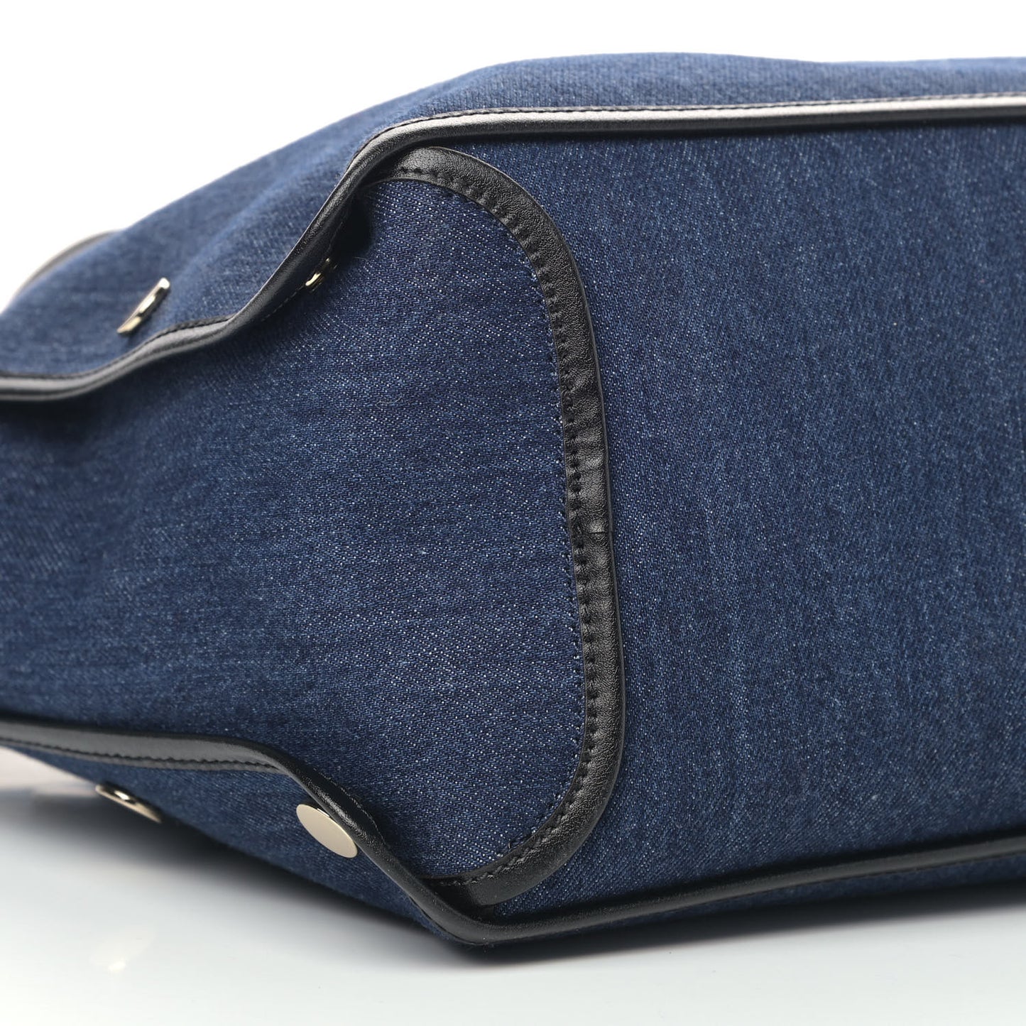 Denim Medium Logo Bond Shopper Tote Blue