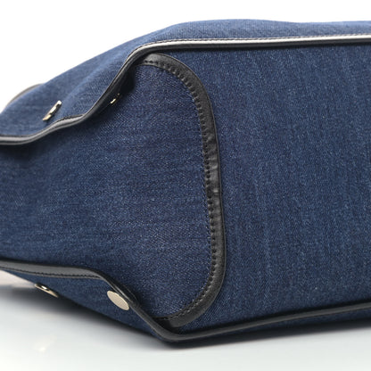 Givenchy Denim Medium Logo Bond Shopper Tote Blue 9 of 10