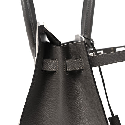 Hermes Epsom Birkin Sellier 25 Etain 16 of 35