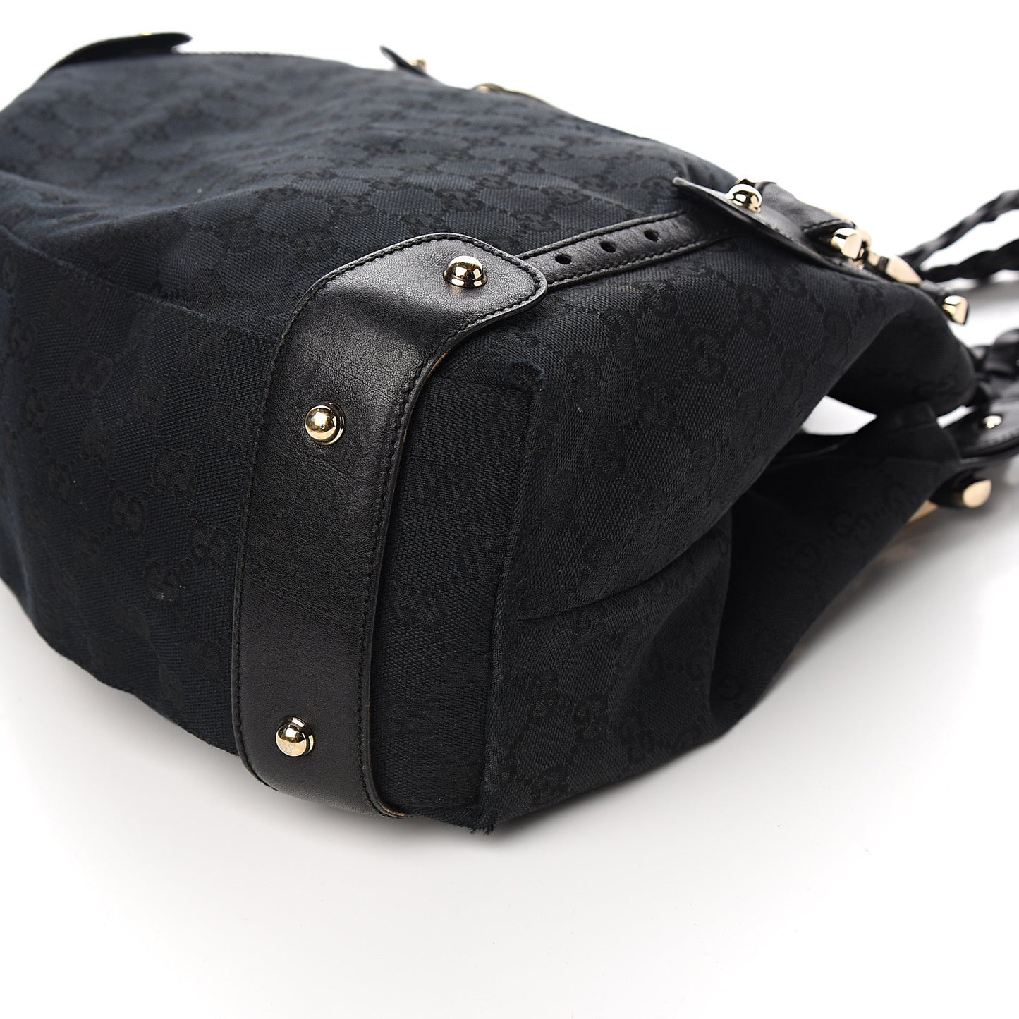 Monogram Medium Pelham Shoulder Bag Black