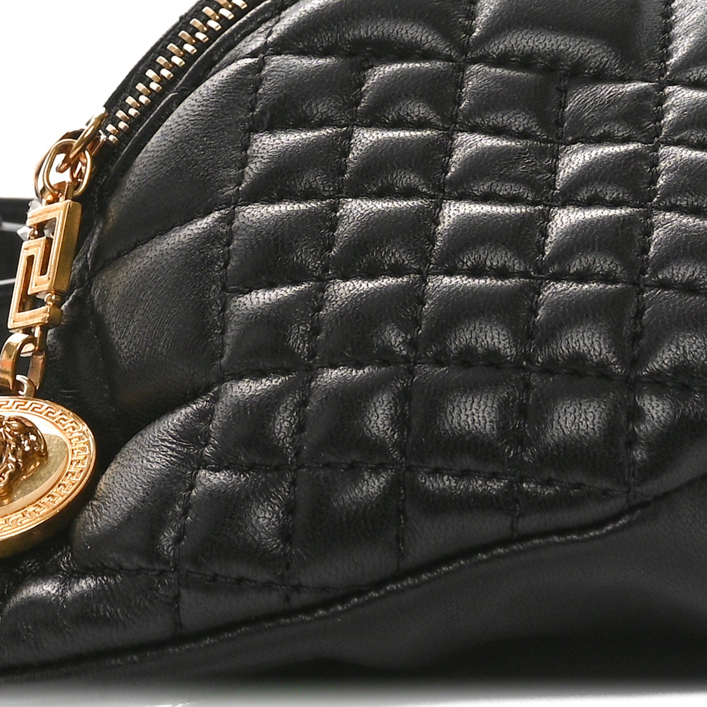 Nappa Quilted Belt Bag Black