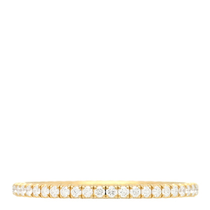 Cartier 18K Yellow Gold Diamond 1.5mm Etincelle de Cartier Wedding Band Ring 52 6 3 of 4