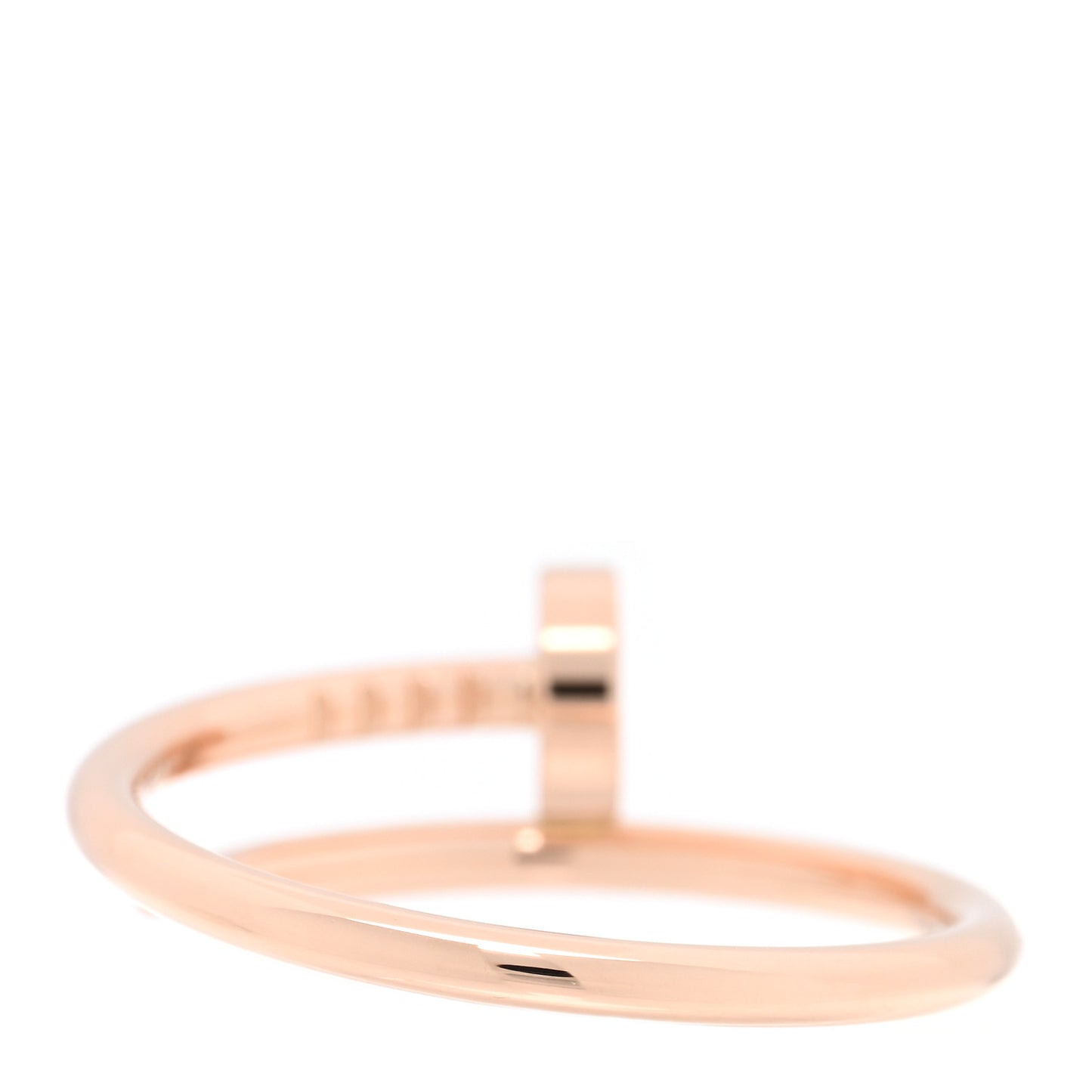 18K Pink Gold Small Juste Un Clou Ring 55 7.25