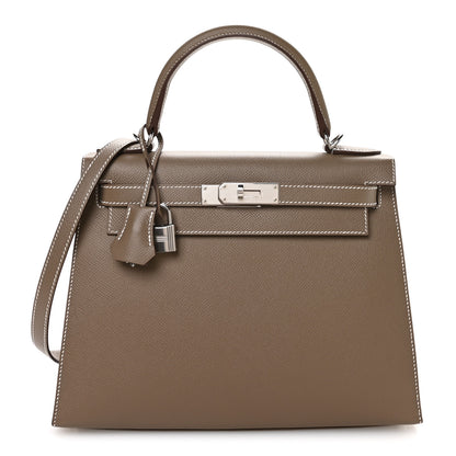 Hermes Epsom Kelly Sellier 28 Etoupe 1 of 10