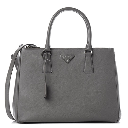 Prada Saffiano Lux Large Galleria Double Zip Tote Marmo 1 of 9