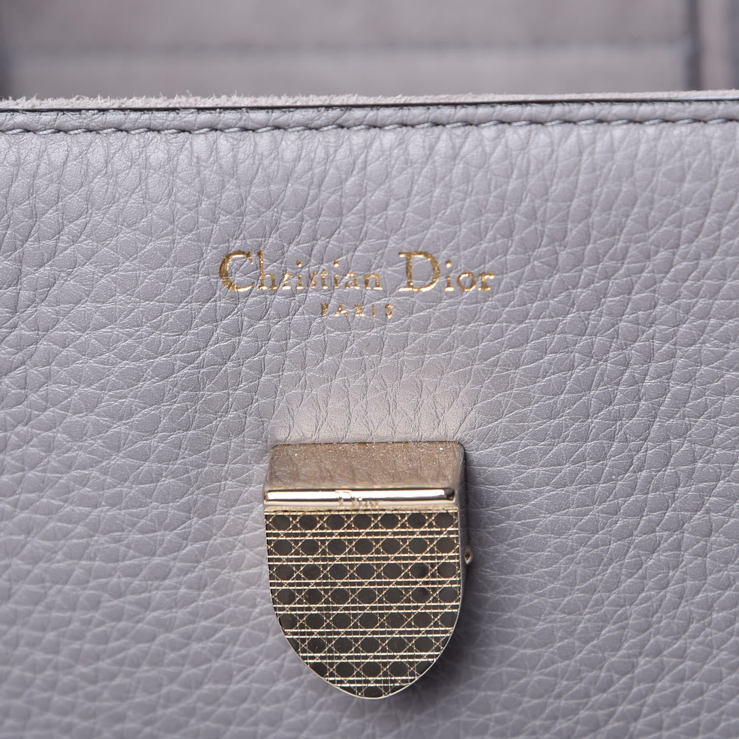 Christian Dior Bullcalf Medium Diorever Flap Meteorite Grey 6 of 15