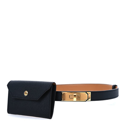 Hermes Epsom Kelly Pocket Belt Black 1 of 8