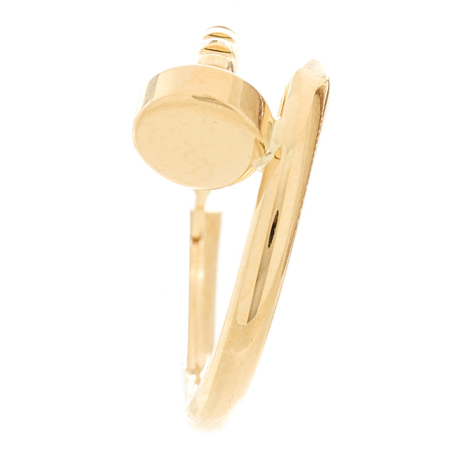 Cartier 18K Yellow Gold Juste Un Clou Single Hoop Earring 1 of 7