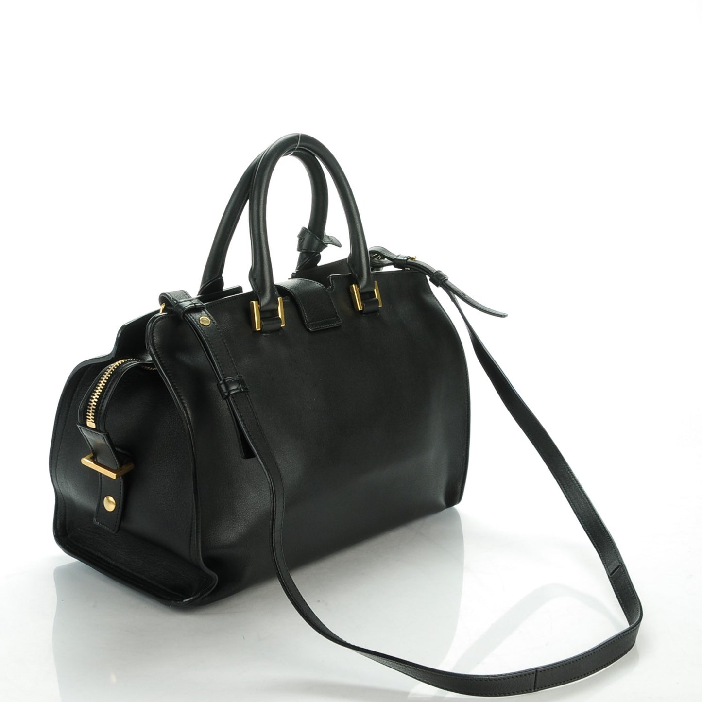 Calfskin Small Classic Y Cabas Black