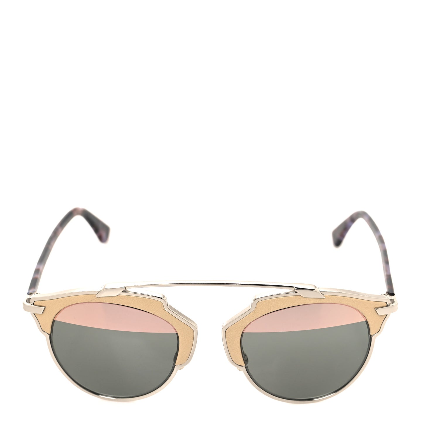 Mirrored So Real Sunglasses Silver Gold