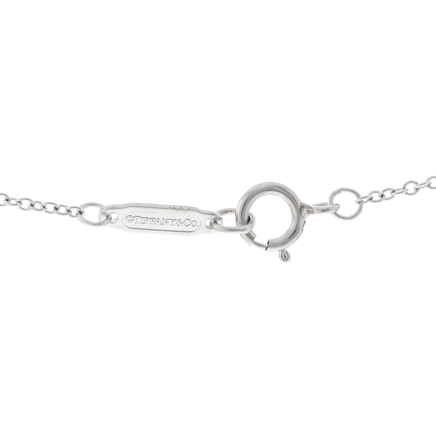 Tiffany Platinum Diamond Small Sunflower Pendant Necklace 4 of 5
