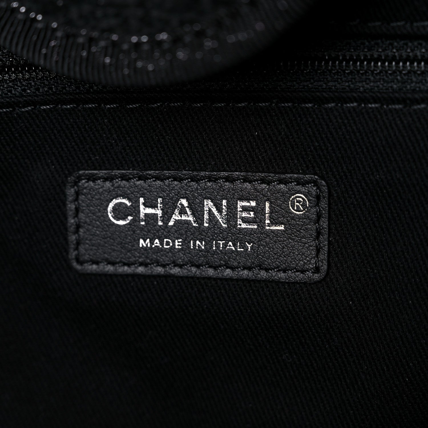 Chanel Lurex Boucle Medium Deauville Tote Black 6 of 10