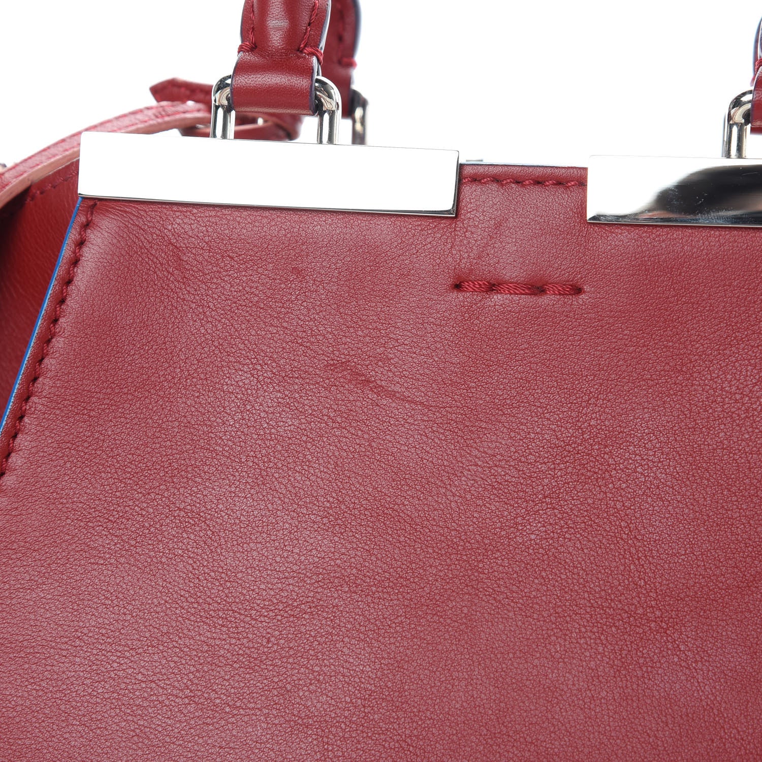 Fendi Vitello Dolce Mini 3jours Tote Ribes 12 of 13