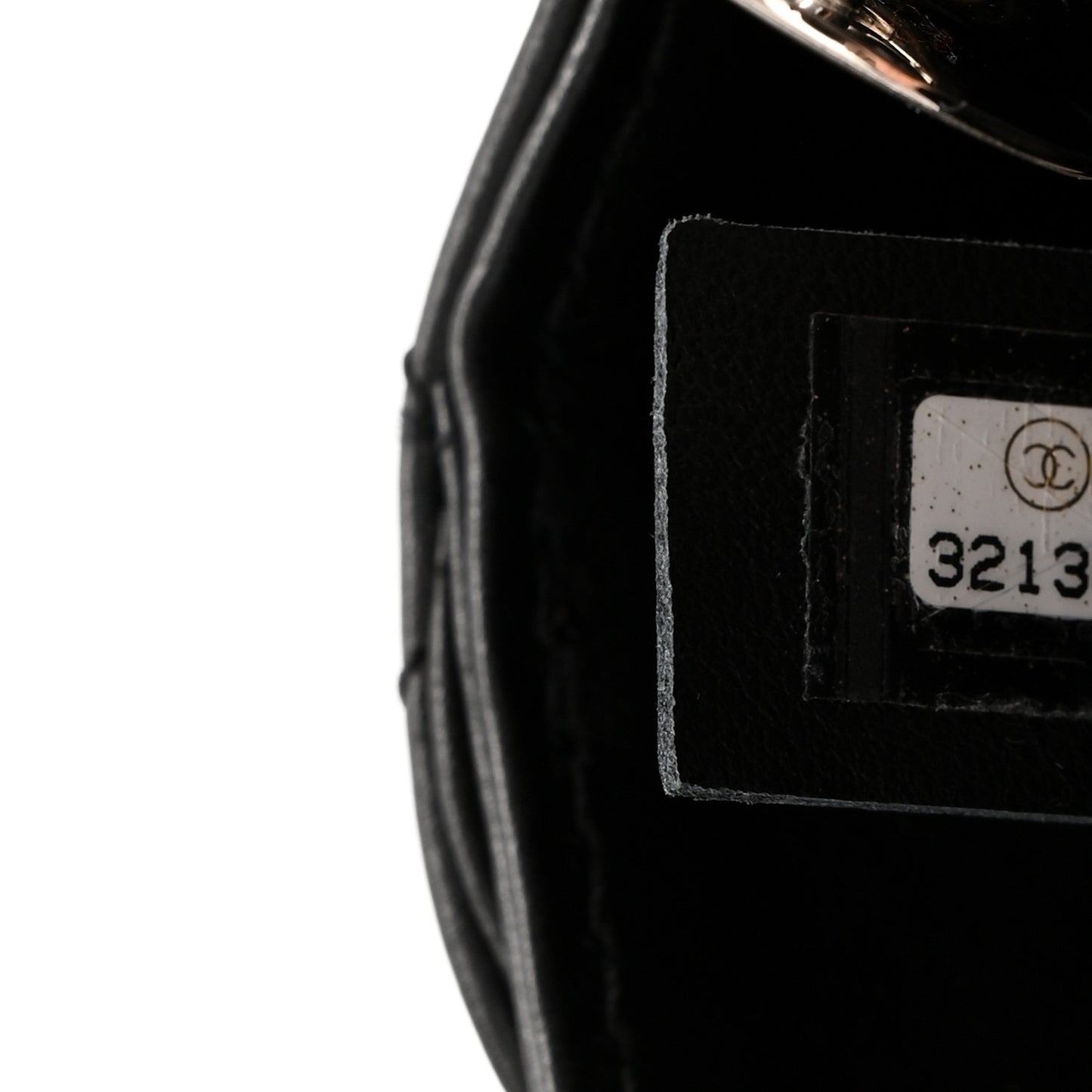 Calfskin Quilted CC Uniform Flap Belt Bag Black