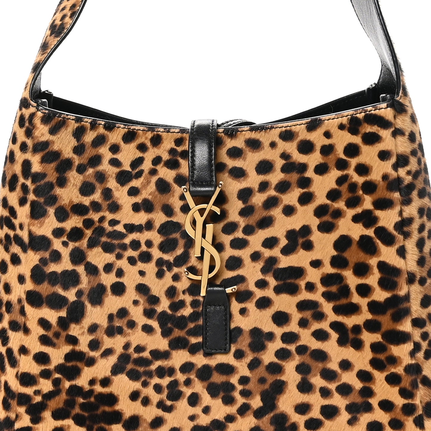 Pony Hair Calfskin Leopard Print Small Le 5 A 7 Soft Hobo