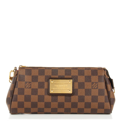Louis Vuitton Damier Ebene Eva Clutch 1 of 7
