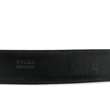 Prada Saffiano Buckle Belt 80 32 Black 3 of 5