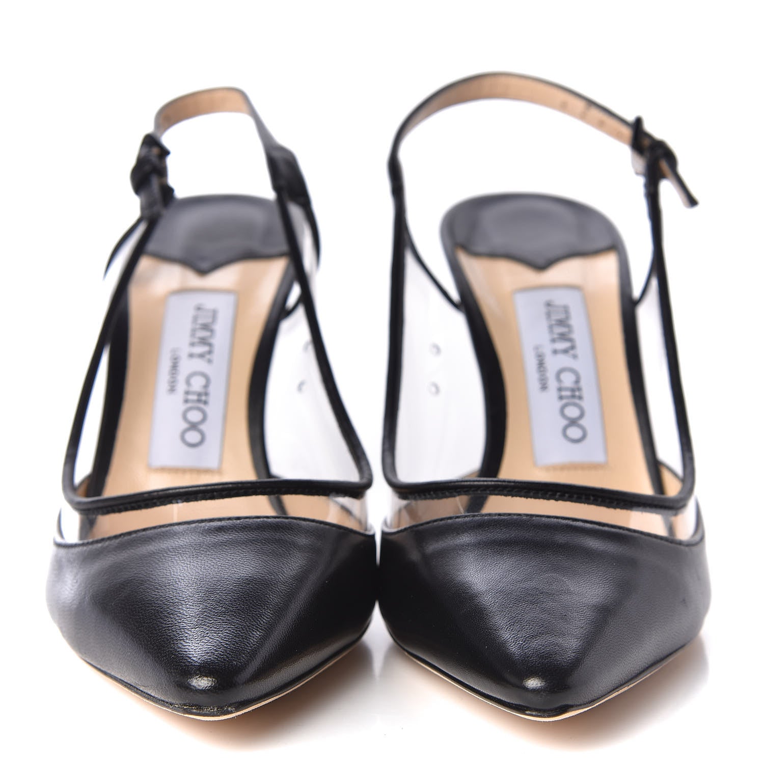 Jimmy Choo Kid PVC Erin 85 Pumps 36 Black 2 of 10