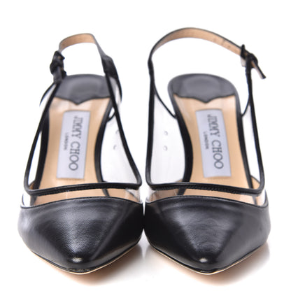 Jimmy Choo Kid PVC Erin 85 Pumps 36 Black 2 of 10