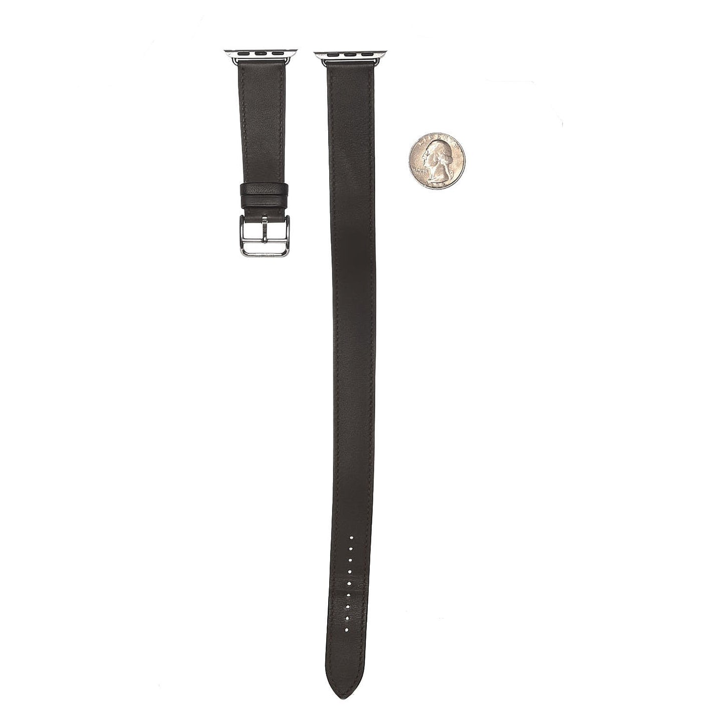 Swift 38mm Apple Watch Double Tour Band L Etain