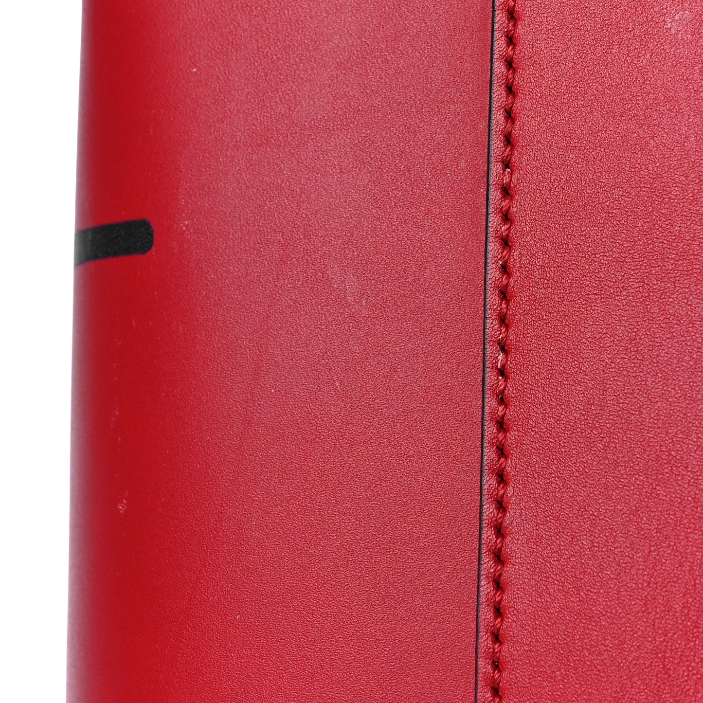 Calfskin GucciGhost Real Medium XL Tote Hibiscus Red