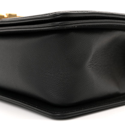 Chanel Caviar Quilted Medium Boy Flap Black 10 of 10