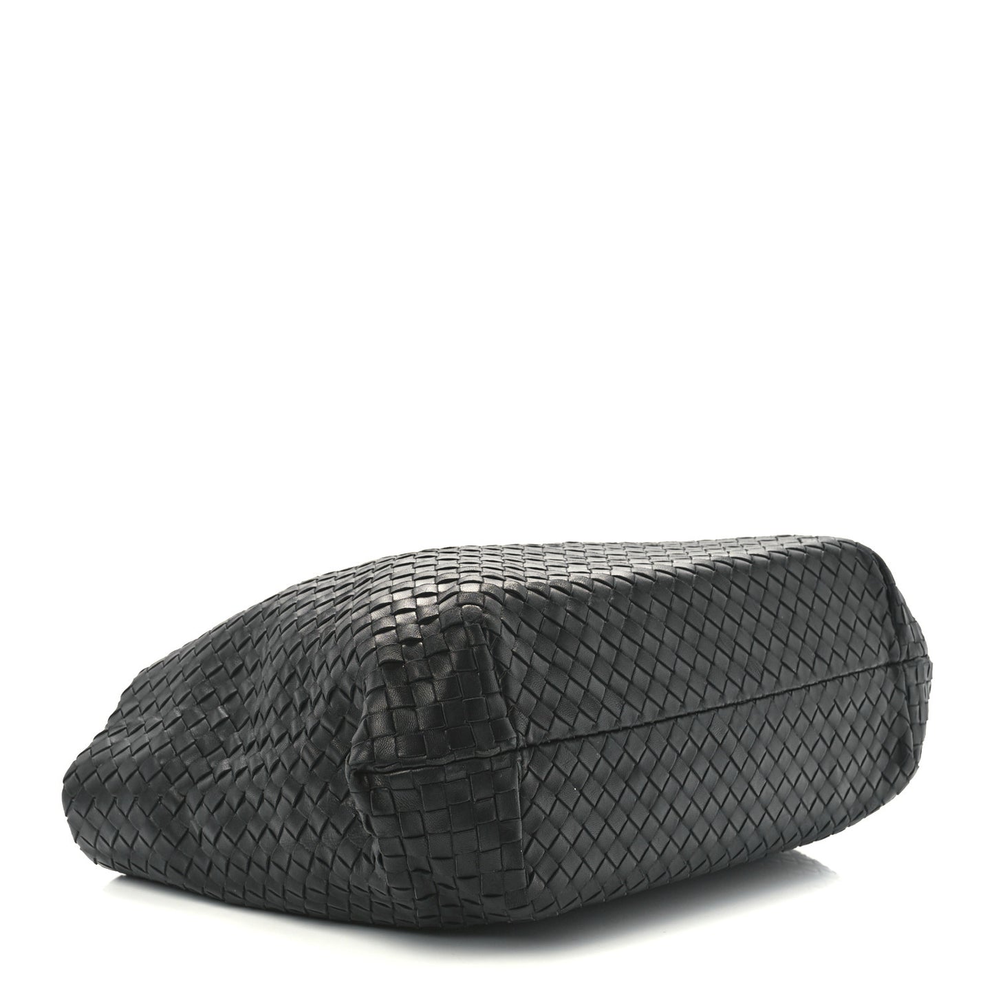 Nappa Intrecciato Large Capri Tote Ebano
