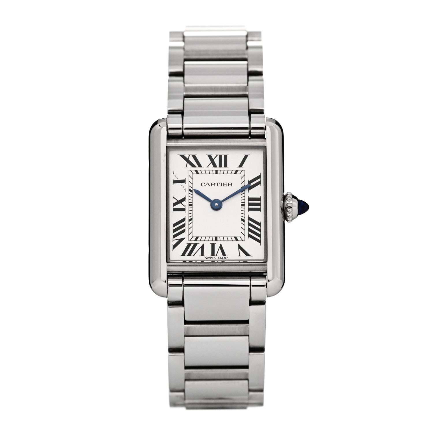 Cartier Stainless Steel 22mm Tank Must Quartz Watch 1 of 5