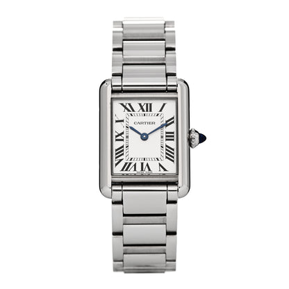 Cartier Stainless Steel 22mm Tank Must Quartz Watch 1 of 5