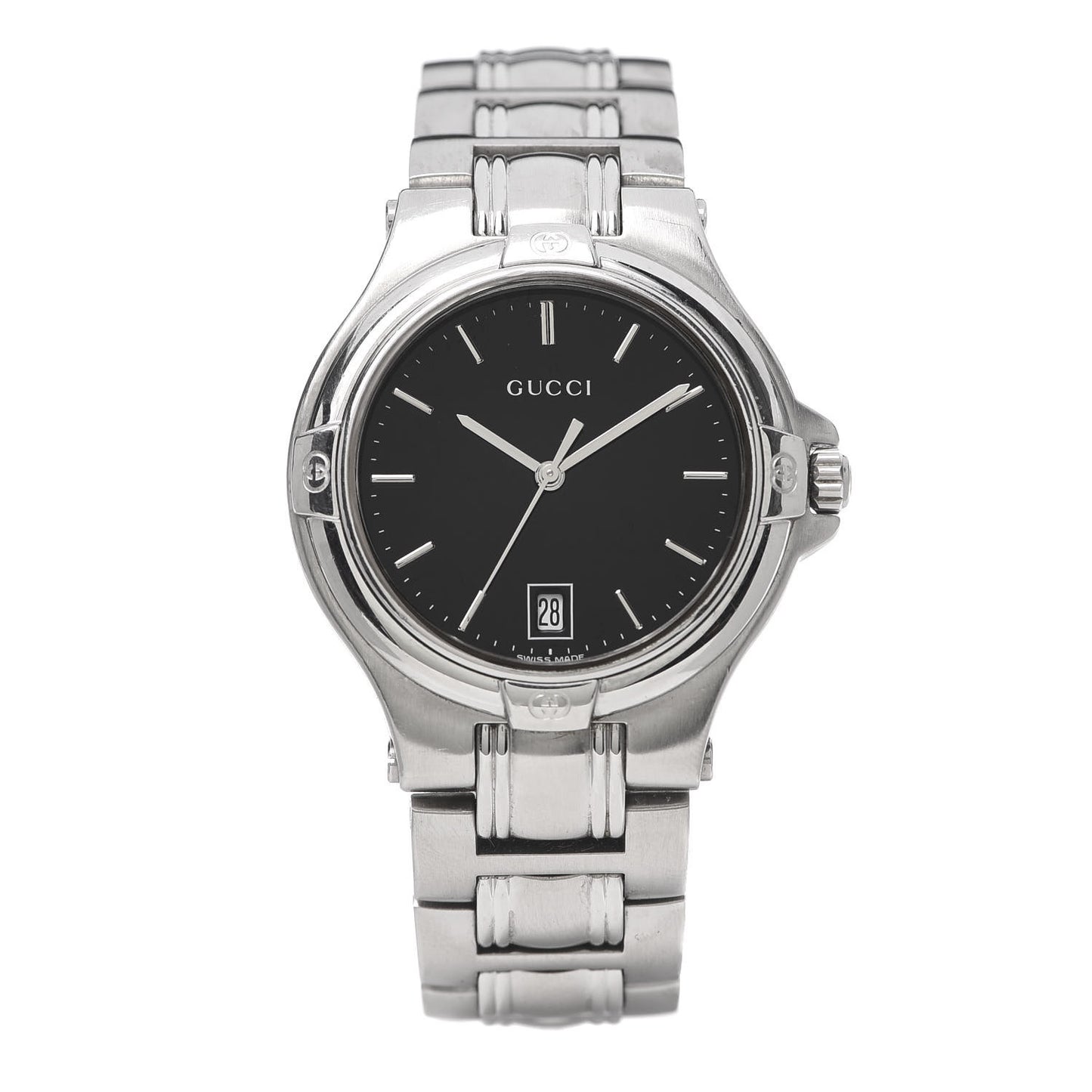 Stainless Steel 35mm 9040M Quartz Watch Black