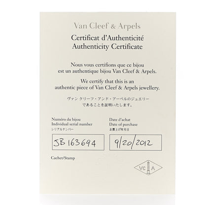 Van Cleef & Arpels 18K White Gold Diamond Small Perlee Pendant Necklace 7 of 7