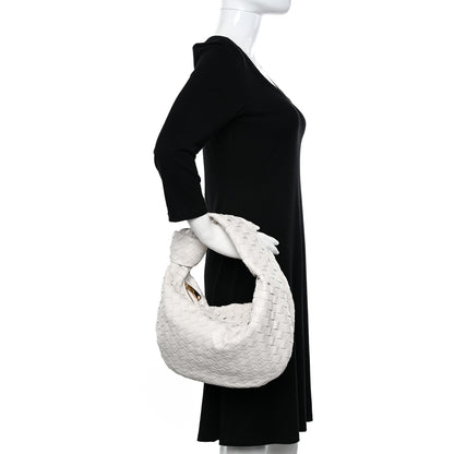 Bottega Veneta Nappa Intrecciato Teen Jodie Hobo White 2 of 10