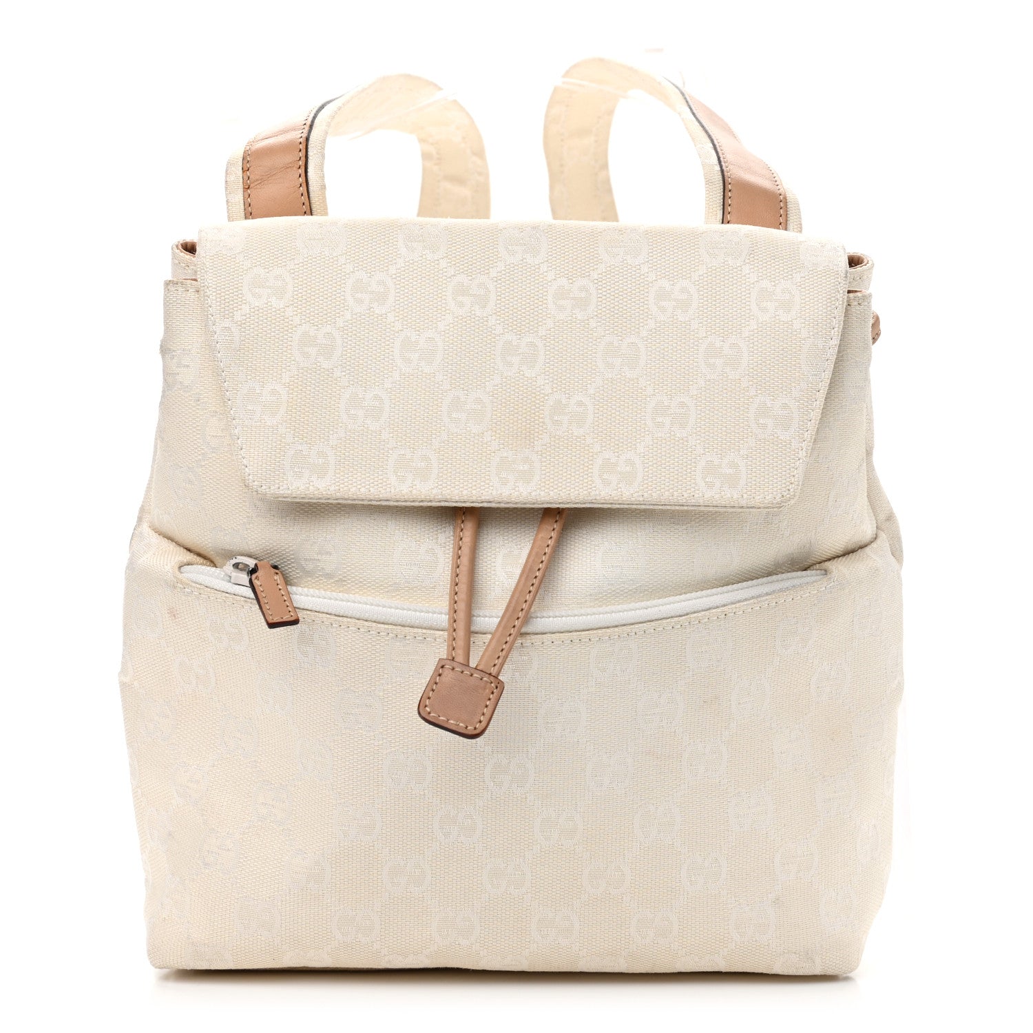 Gucci Nylon Monogram Backpack Off White 1 of 12