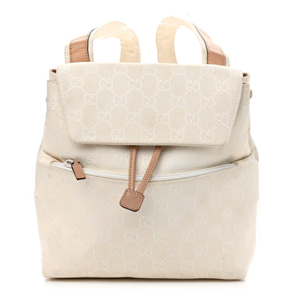 Gucci Nylon Monogram Backpack Off White 1 of 12