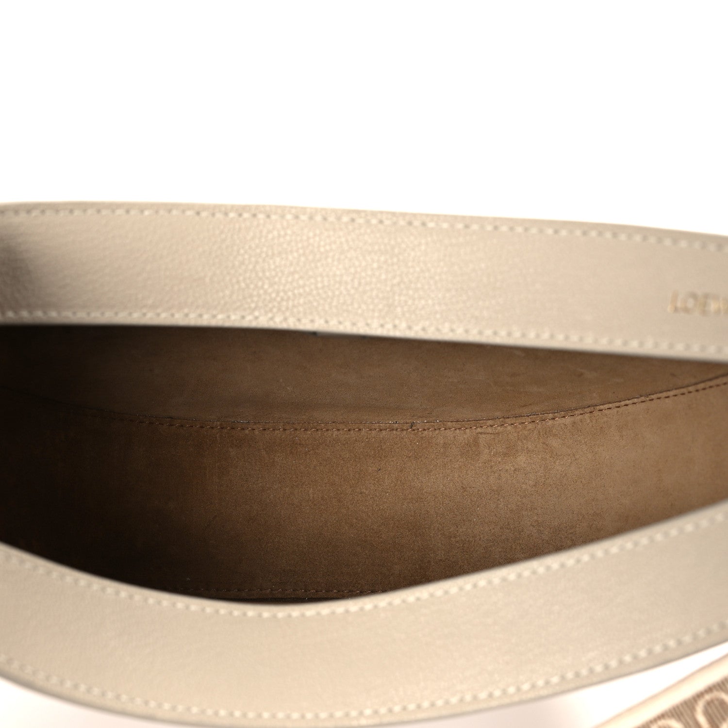 Loewe Satin Calfskin Jacquard Small Luna Bag Oat 5 of 9