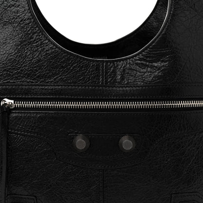 Balenciaga Agneau Arena Medium Le Cagole Carry All Bag Black 8 of 12