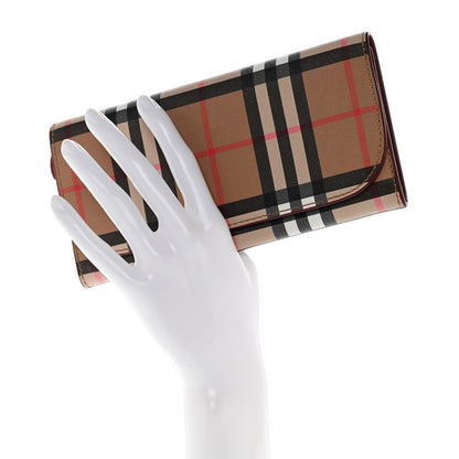 Burberry Vintage Check Halton Wallet Crimson 2 of 8