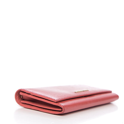 Burberry Patent Porter Continental Wallet Coral 3 of 6