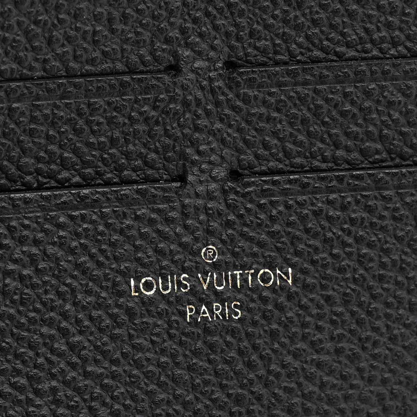 Calfskin Felicie Chain Wallet Card Holder Insert Black